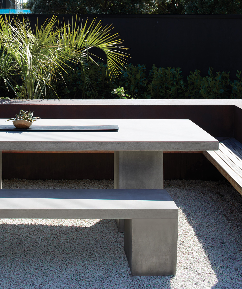 Concrete Garden Furniture - A Collection Of Q-Furniture Outdoor Items