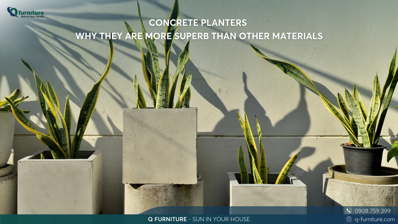 CONCRETE SIDE TABLE - A VARIETY OF STRIKING CHOICES FROM Q-FURNITURE (1)