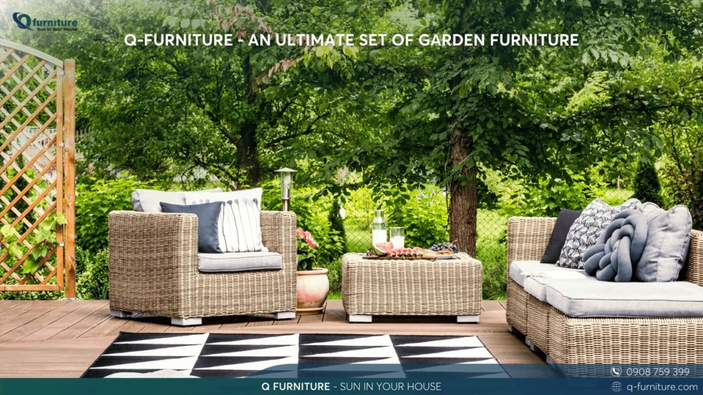 Q-FURNITURE - AN ULTIMATE SET OF GARDEN FURNITURE