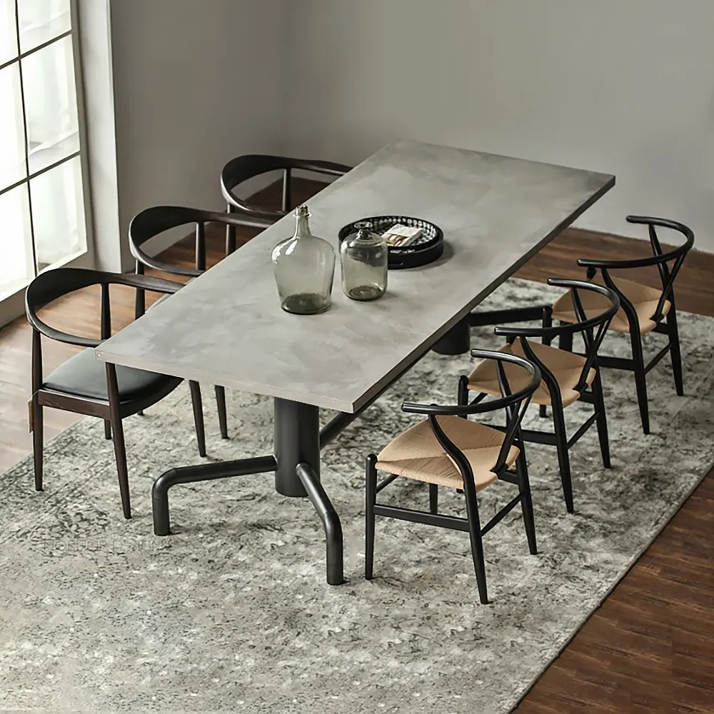 Concrete Top Dining Table Smart Design For Your Kitchen