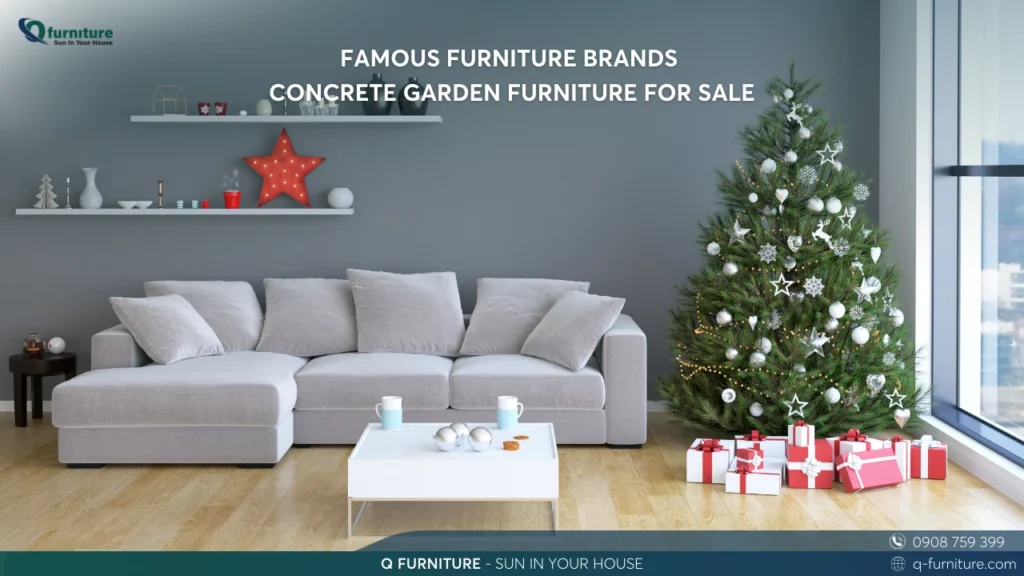 FAMOUS FURNITURE BRANDS CONCRETE GARDEN FURNITURE FOR SALE