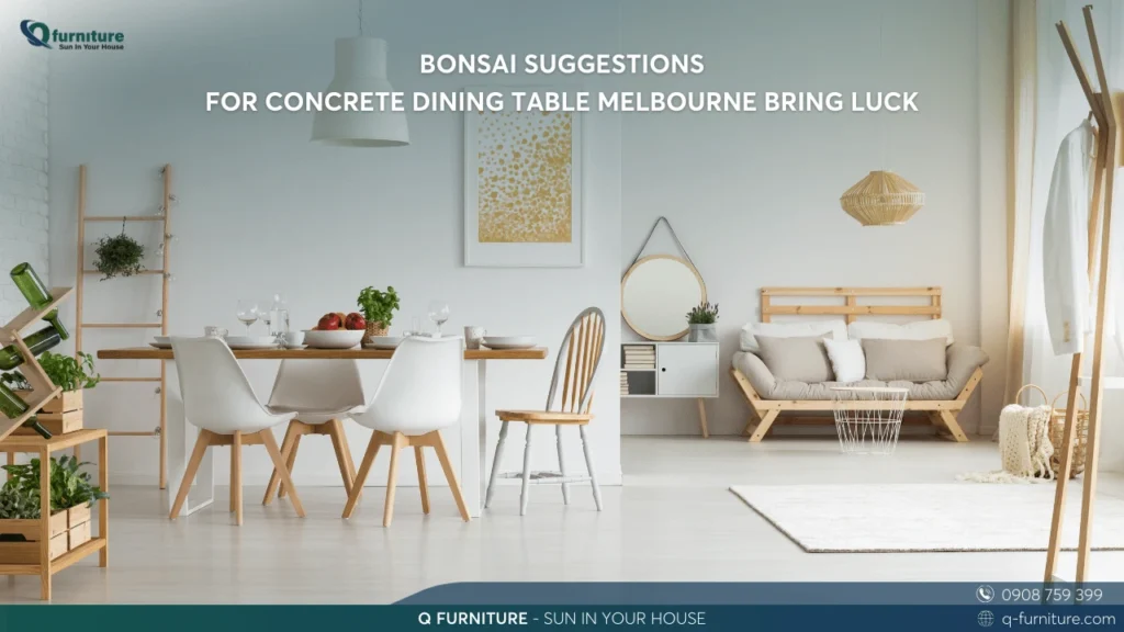 BONSAI SUGGESTIONS FOR CONCRETE DINING TABLE MELBOURNE BRING LUCK (2)