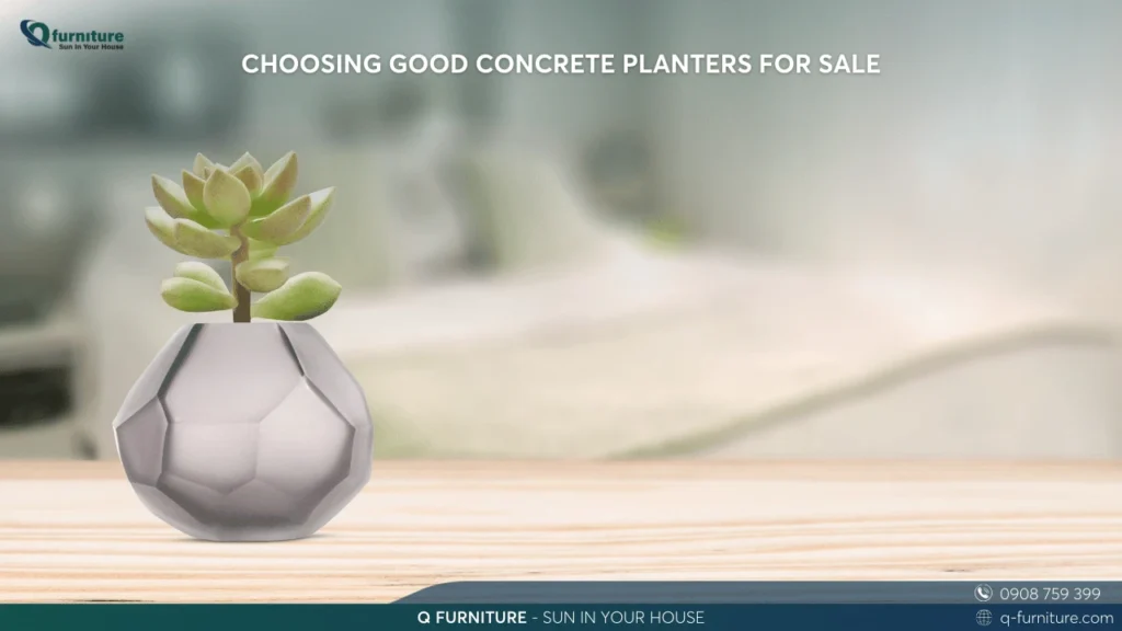 CHOOSING GOOD CONCRETE PLANTERS FOR SALE