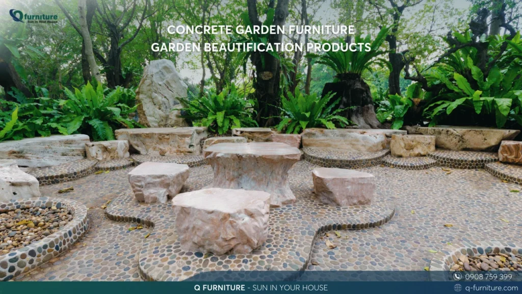 CONCRETE GARDEN FURNITURE GARDEN BEAUTIFICATION PRODUCTS