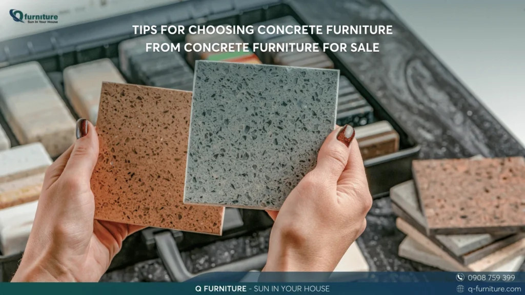 TIPS FOR CHOOSING CONCRETE FURNITURE FROM CONCRETE FURNITURE FOR SALE