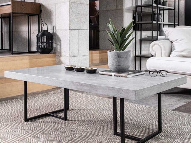 How To Style Your Faux Concrete Coffee Table With Q-Furniture