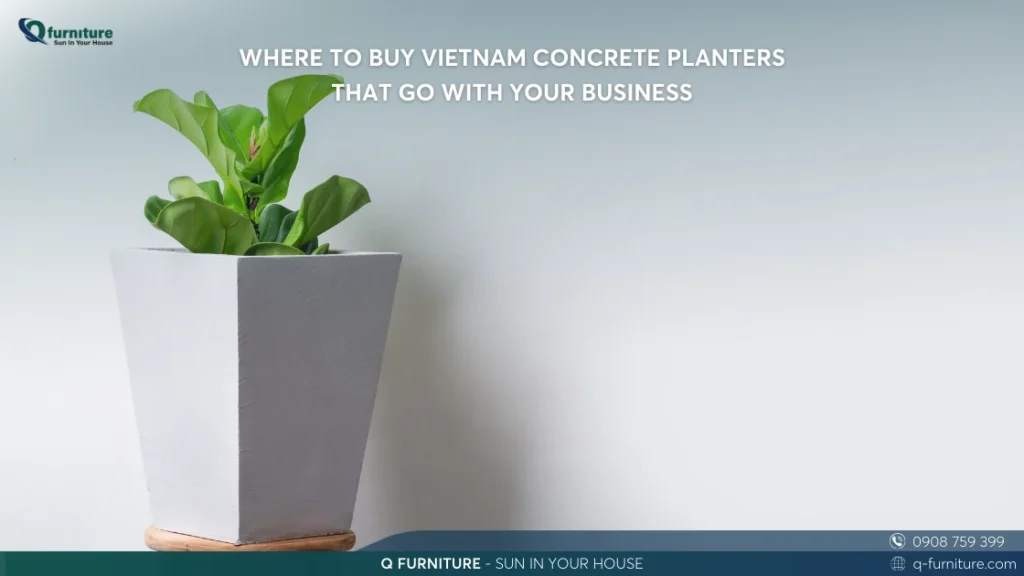 WHERE TO BUY VIETNAM CONCRETE PLANTERS THAT GO WITH YOUR BUSINESS