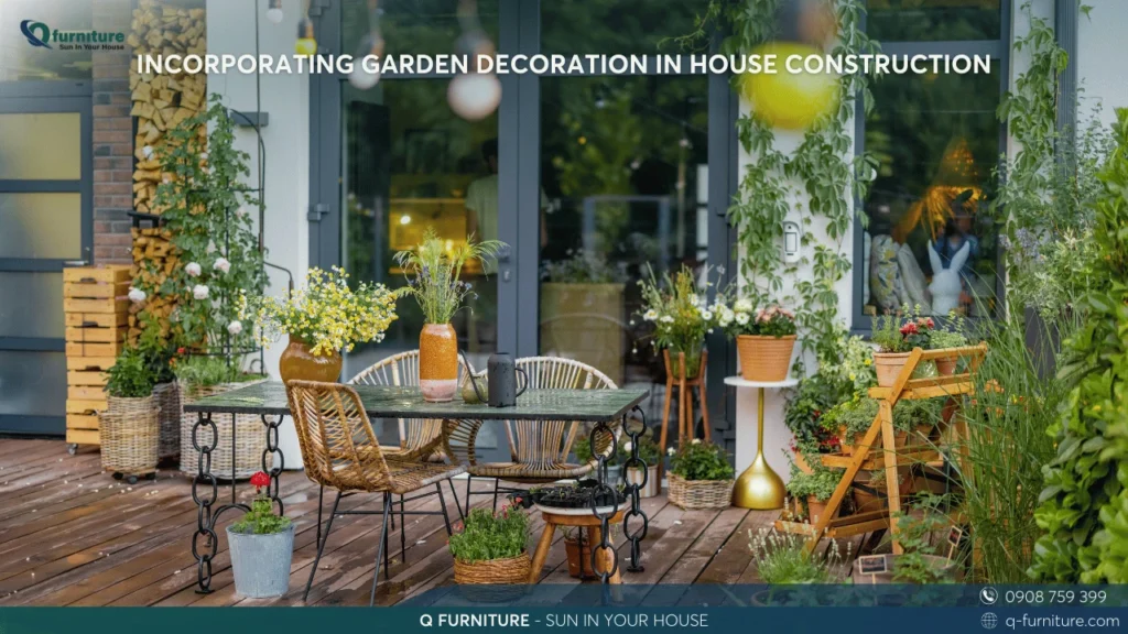 INCORPORATING GARDEN DECORATION IN HOUSE CONSTRUCTION