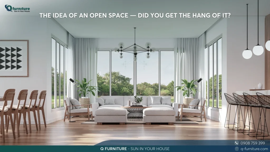 THE IDEA OF AN OPEN SPACE — DID YOU GET THE HANG OF IT