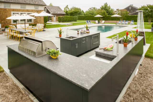 What type of countertop is best for outdoors?
