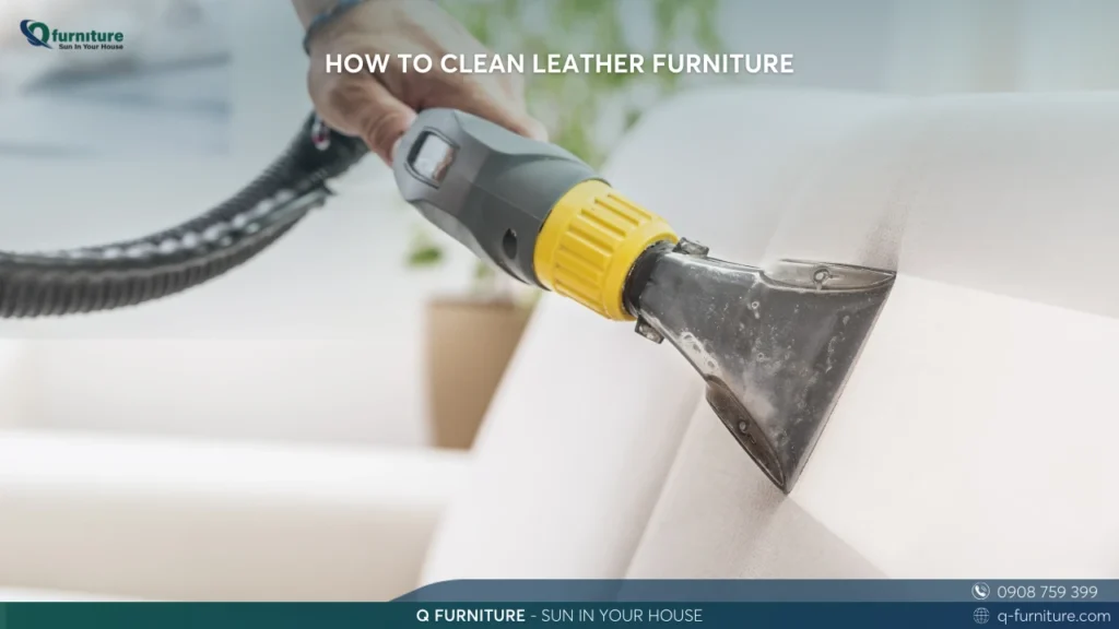 HOW TO CLEAN LEATHER FURNITURE