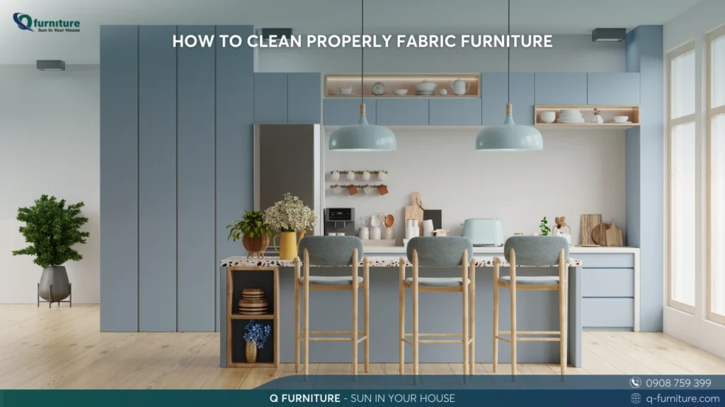 HOW TO CLEAN PROPERLY FABRIC FURNITURE
