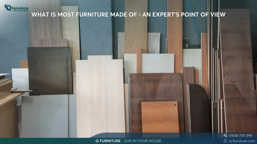 WHAT IS MOST FURNITURE MADE OF - AN EXPERT'S POINT OF VIEW