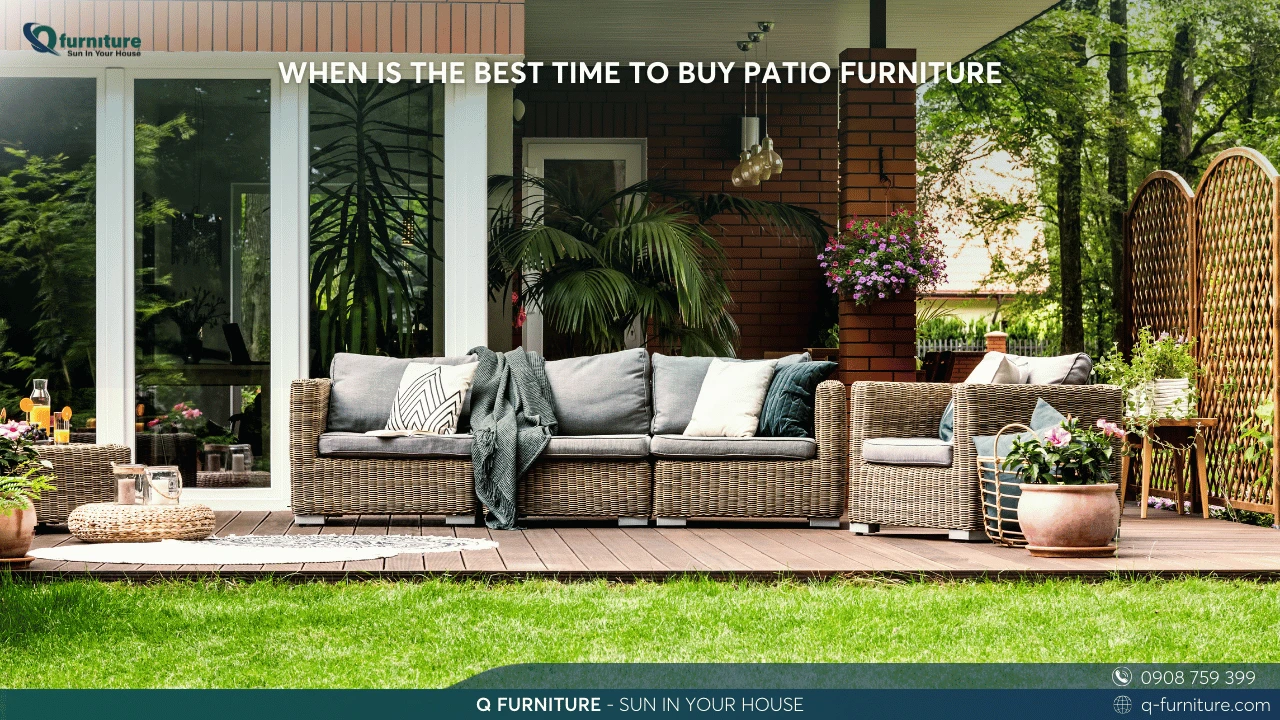 WHEN IS THE BEST TIME TO BUY PATIO FURNITURE