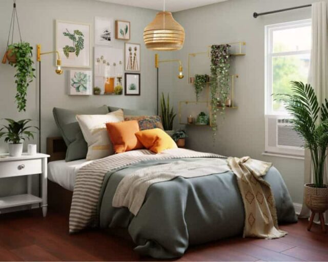 Asymmetry in Bedroom Design: