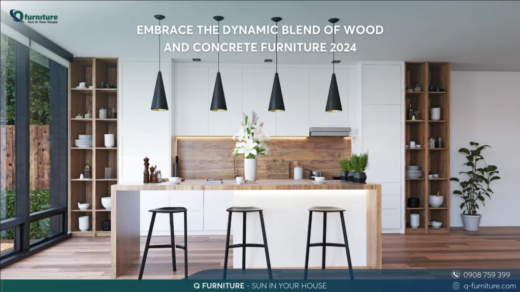 Embrace the dynamic blend of wood