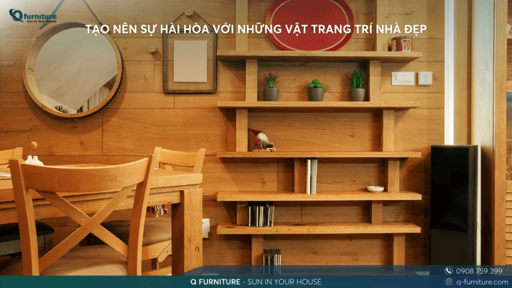 TẠO NÊN SỰ HÀI HÒA VỚI NHỮNG VẬT TRANG TRÍ NHÀ ĐẸP
