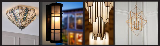 Ánh Sáng Phong Cách Art Deco