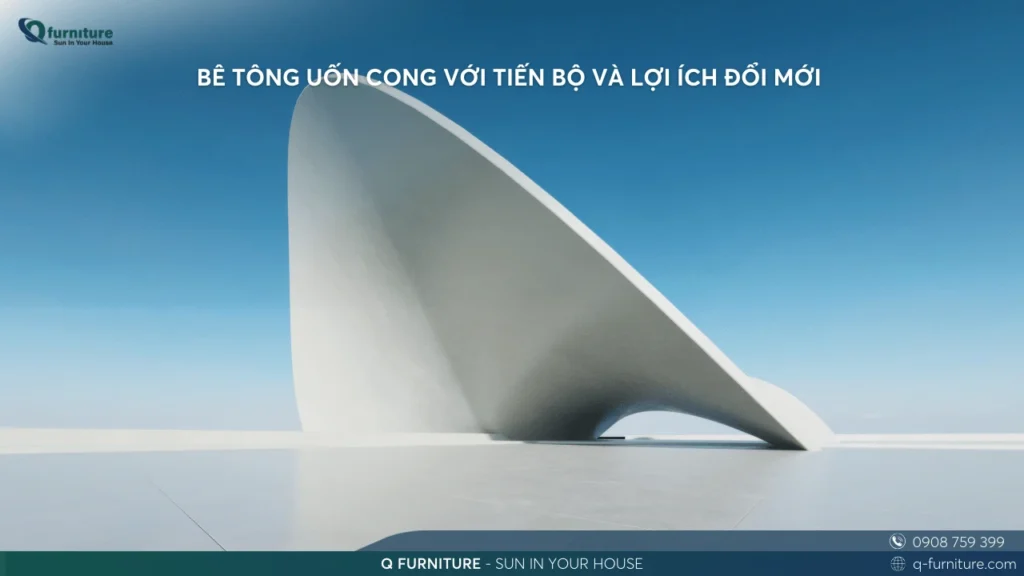 BÊ TÔNG UỐN CONG VỚI TIẾN BỘ VÀ LỢI ÍCH ĐỔI MỚI