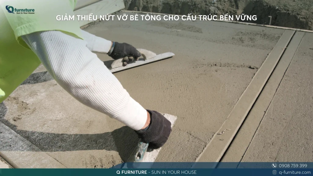 GIẢM THIỂU NỨT VỠ BÊ TÔNG CHO CẤU TRÚC BỀN VỮNG