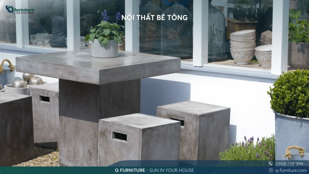 NỘI THẤT BÊ TÔNG