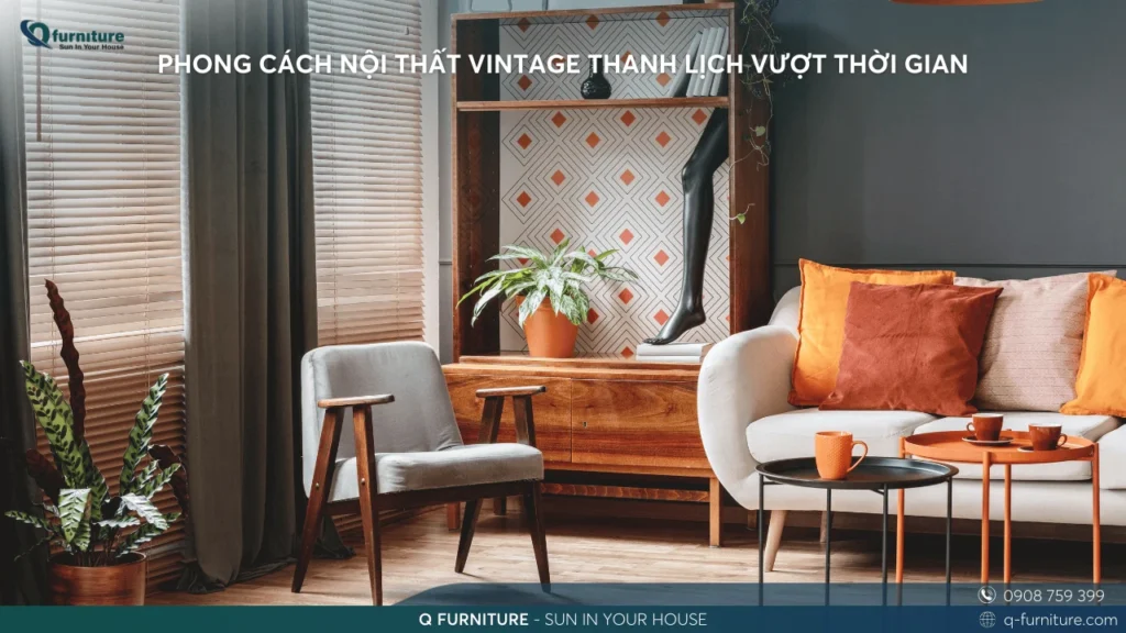 PHONG CÁCH NỘI THẤT VINTAGE THANH LỊCH VƯỢT THỜI GIAN