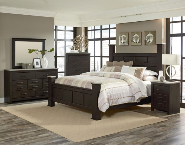 Complementary Colors for Dark Wood Bedroom Furniture