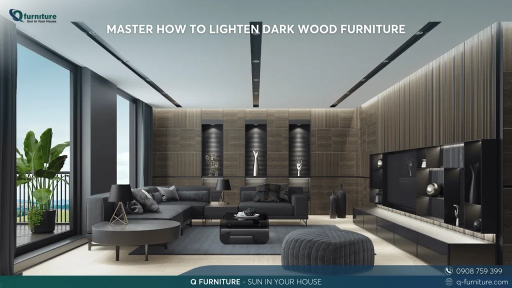 MASTER HOW TO LIGHTEN DARK WOOD FURNITURE