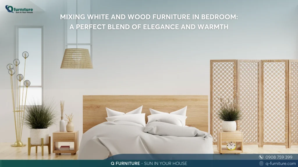 MIXING WHITE AND WOOD FURNITURE IN BEDROOM A PERFECT BLEND OF ELEGANCE AND WARMTH