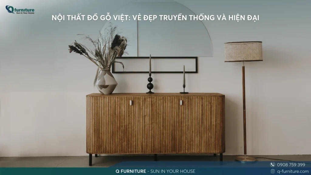 NỘI THẤT ĐỒ GỖ VIỆT VẺ ĐẸP TRUYỀN THỐNG VÀ HIỆN ĐẠI
