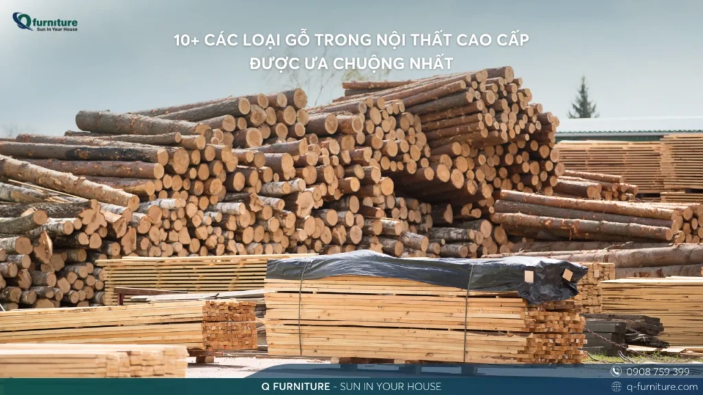 10+ CÁC LOẠI GỖ TRONG NỘI THẤT CAO CẤP ĐƯỢC ƯA CHUỘNG NHẤT
