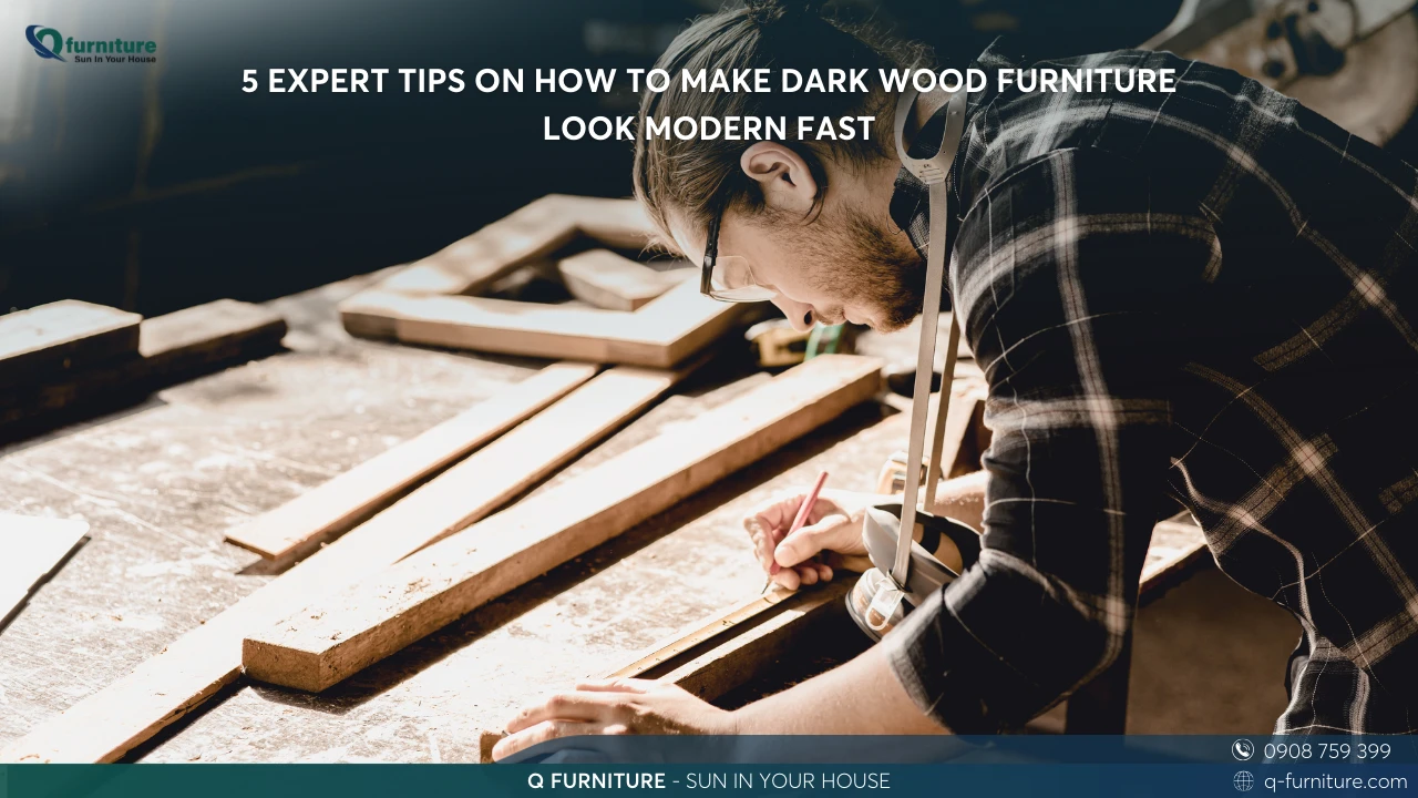 5 EXPERT TIPS ON HOW TO MAKE DARK WOOD FURNITURE LOOK MODERN FAST