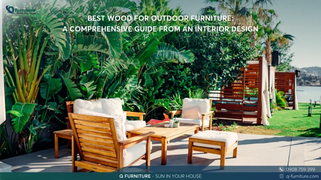 BEST WOOD FOR OUTDOOR FURNITURE: A COMPREHENSIVE GUIDE FROM AN INTERIOR DESIGN