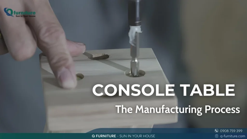 Making a Console Table From Scratch Walkthrough