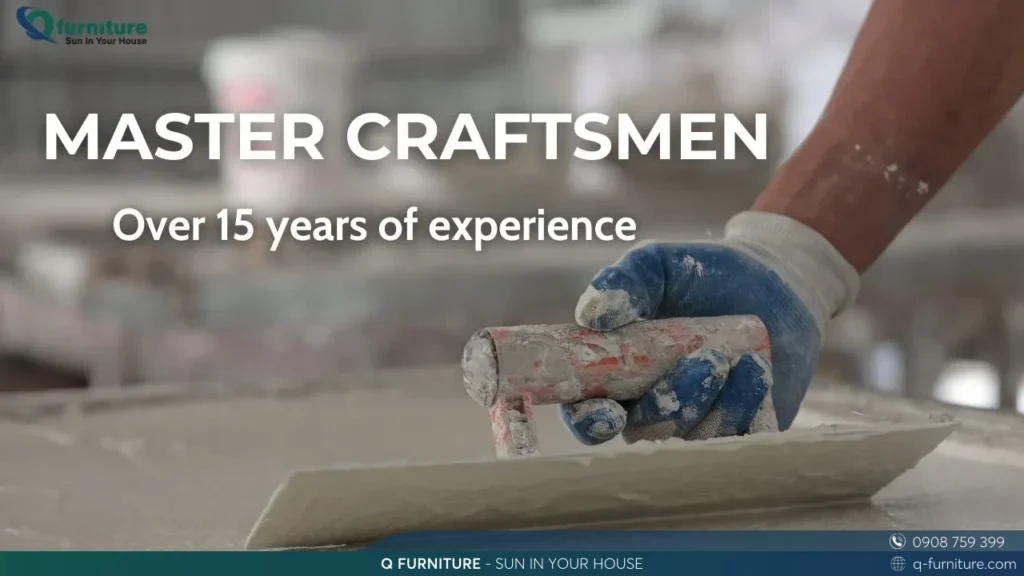 Master Craftsmen Creating Products with Over 15 Years of Experience