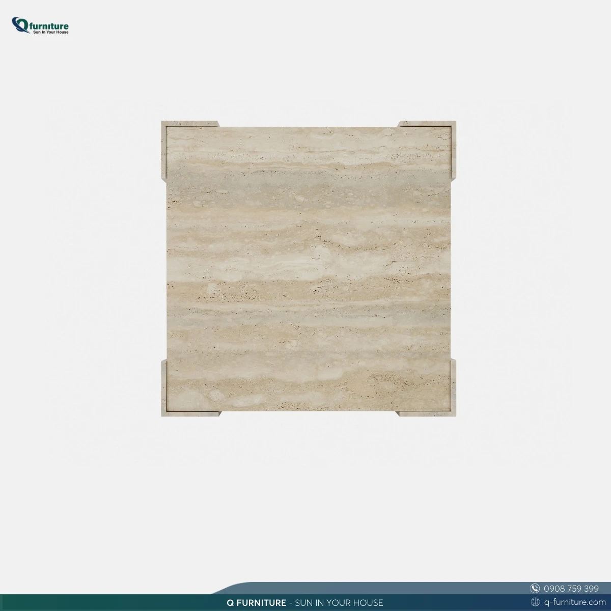 QF Ammira - Travertine Coffee Table (3)
