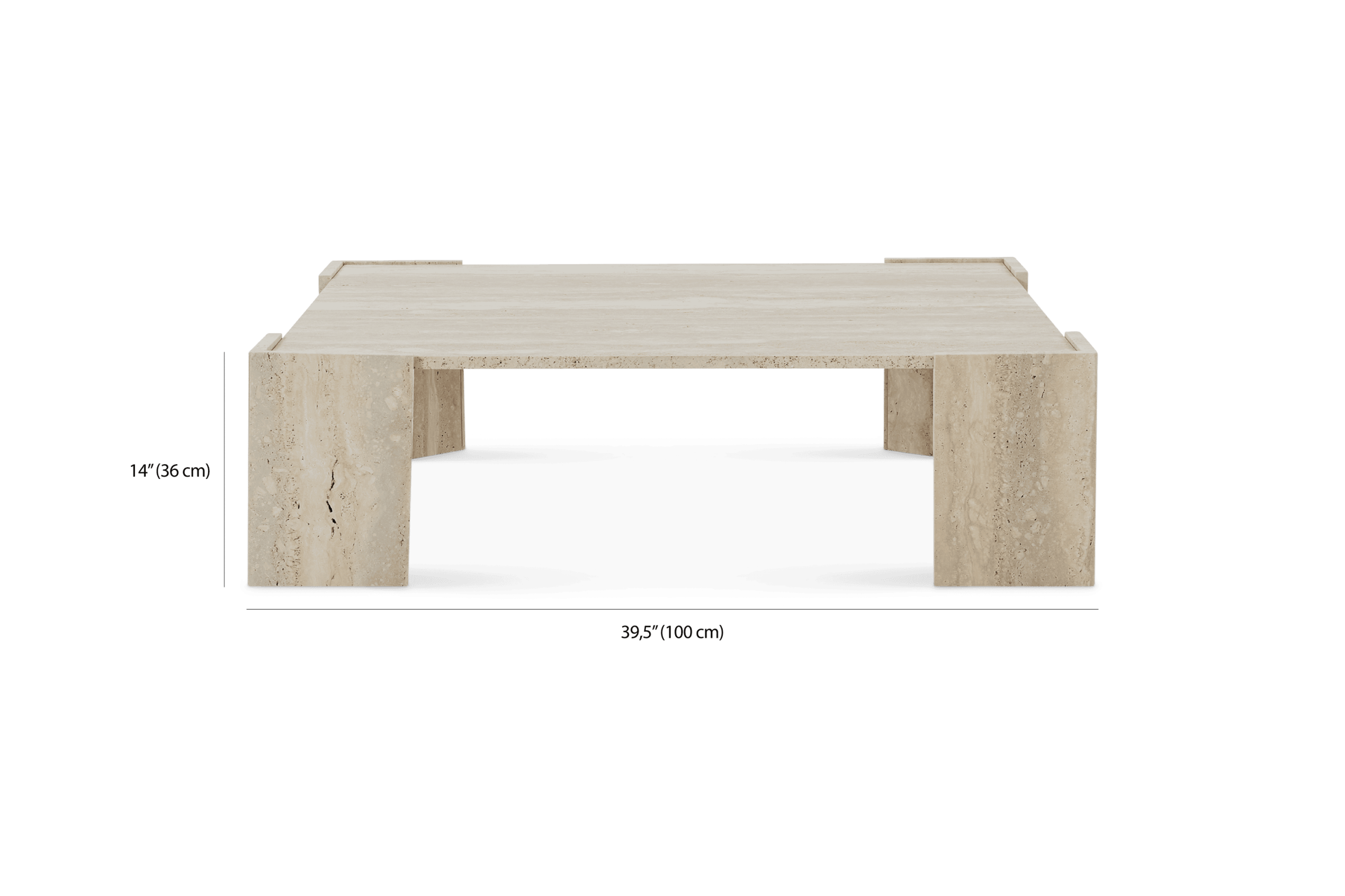 QF Ammira - Travertine Coffee Table qf1