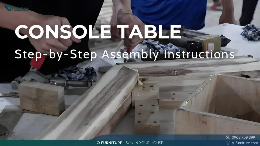 Streamline Your Business Space with Our DIY Console Table Build Step-by-Step Guide