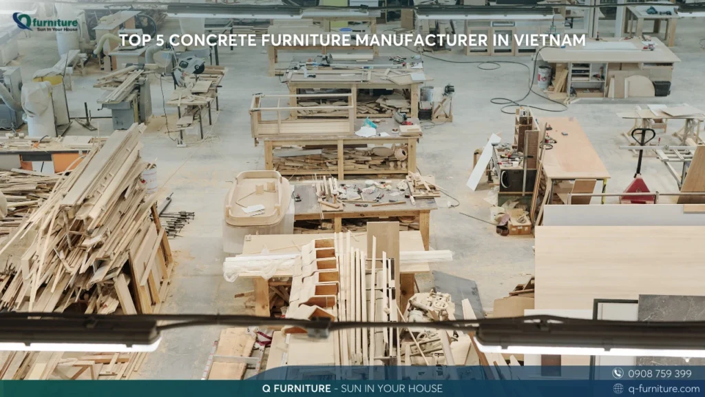 TOP 5 CONCRETE FURNITURE MANUFACTURER IN VIETNAM