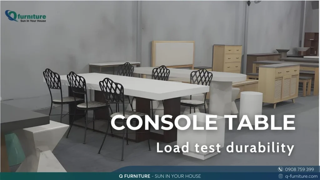 Testing Console Table's Weight Capacity