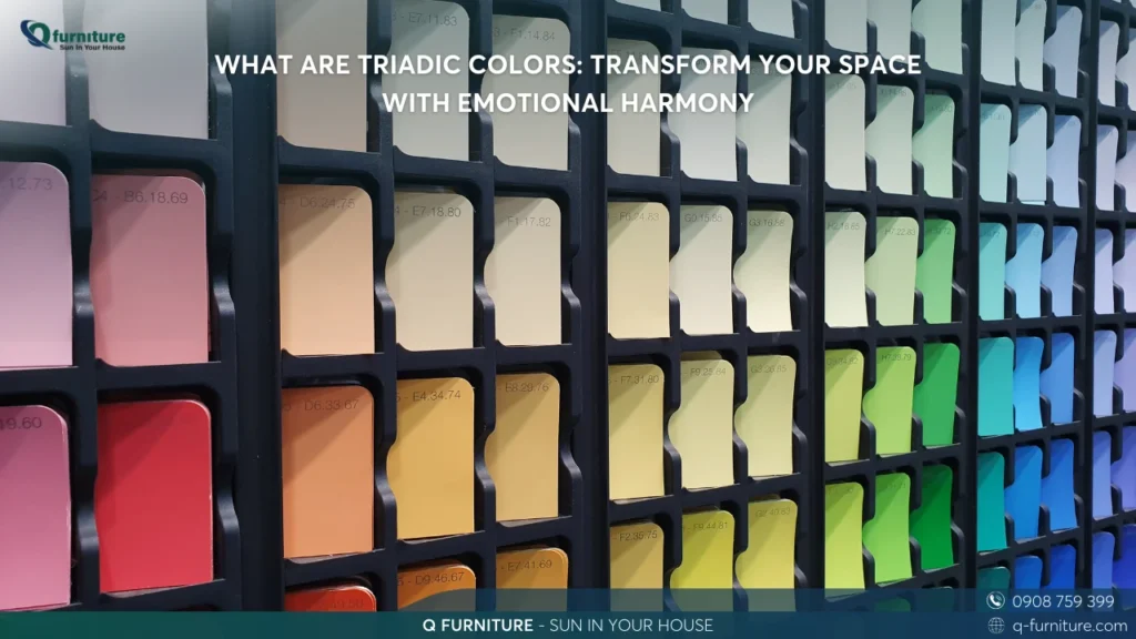 WHAT ARE TRIADIC COLORS TRANSFORM YOUR SPACE WITH EMOTIONAL HARMONY