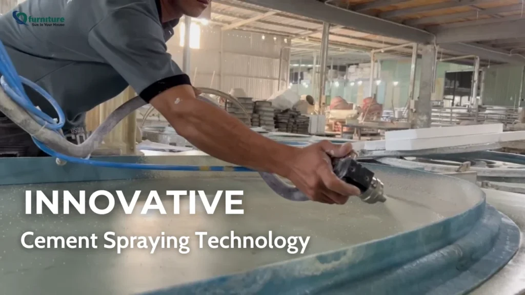 Innovative Cement Spraying Technology