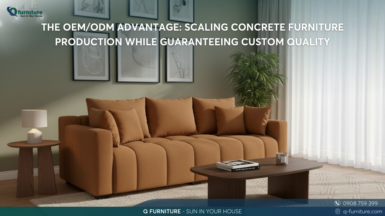 The Definitive Guide to Concrete Furniture OEM/ODM: Achieving Scale and Customization in Global Supply