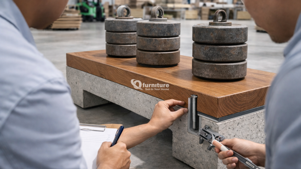 7-Step Quality Control Process for Wood-Concrete Furniture Manufacturing in Vietnam