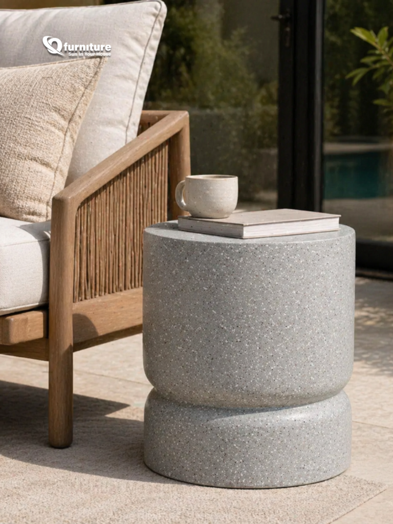 Modern Concrete Outdoor Furniture for Contemporary Commercial Spaces